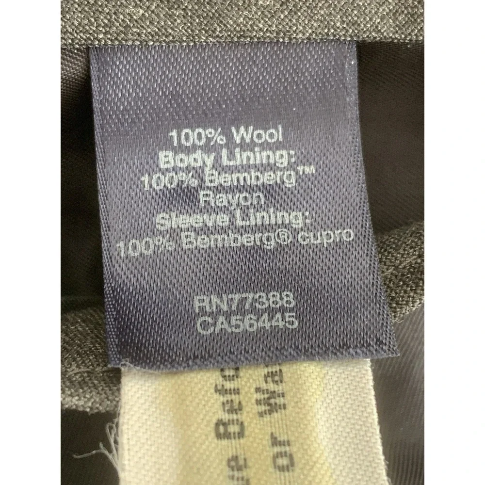 J Crew Ludlow Loro Piana Super 120s Wool Blazer 40R Dark Gray Suit Jacket